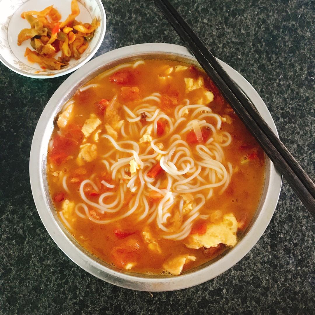 西红柿鸡蛋面