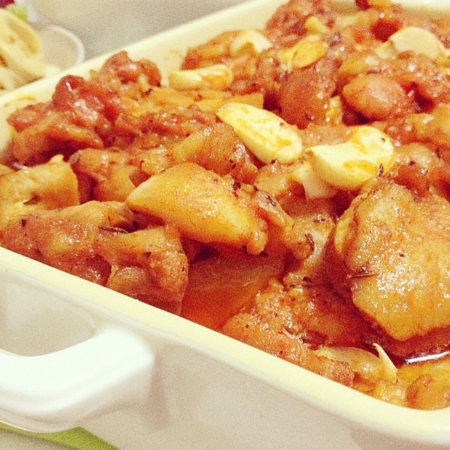 新奥尔良烤鸡腿土豆