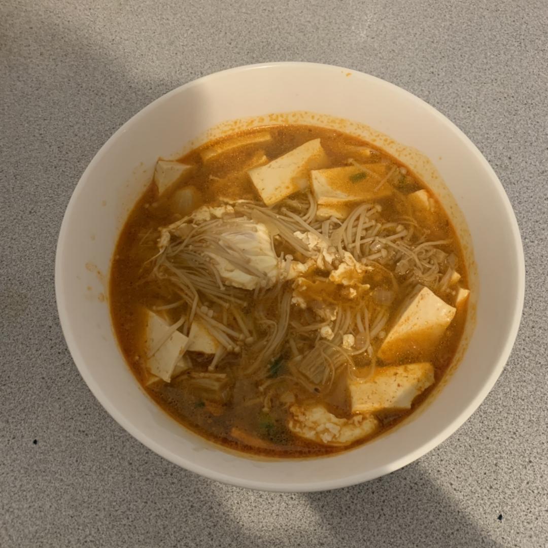 韩式豆腐锅 Korean Tofu Hotpot