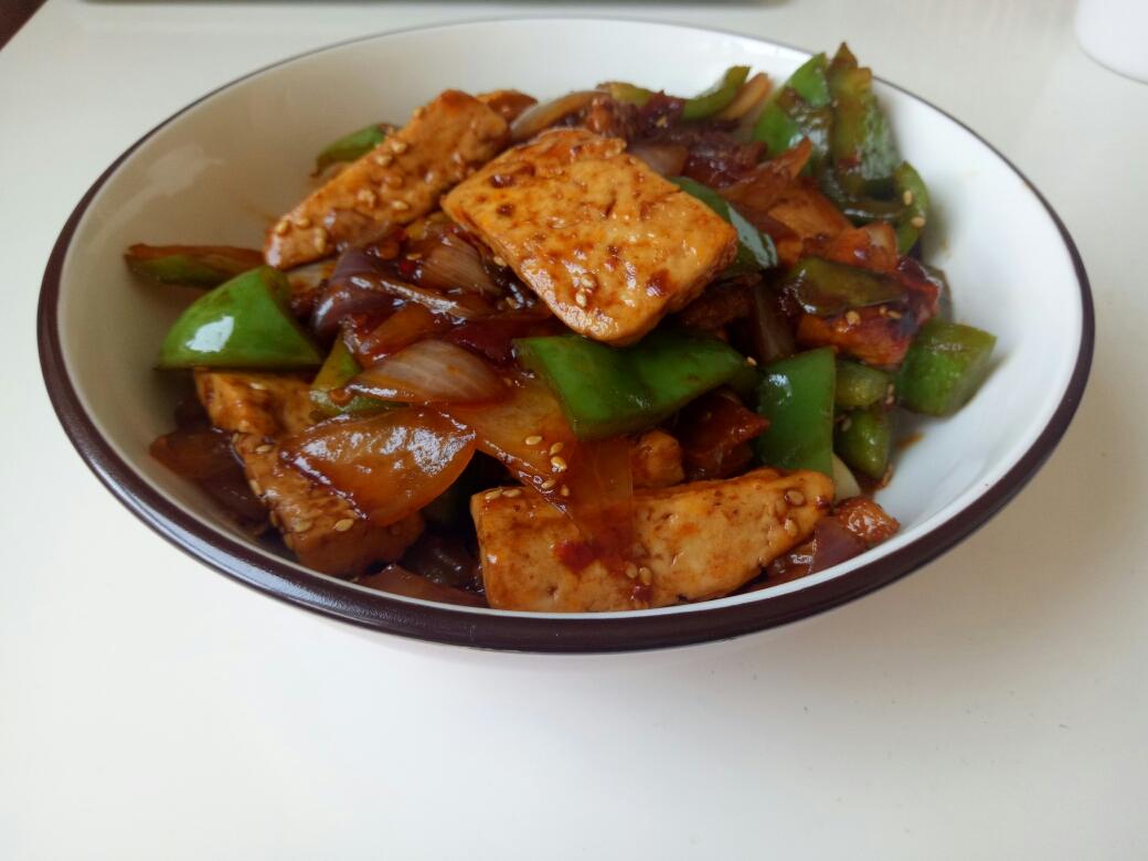 干锅豆腐的做法