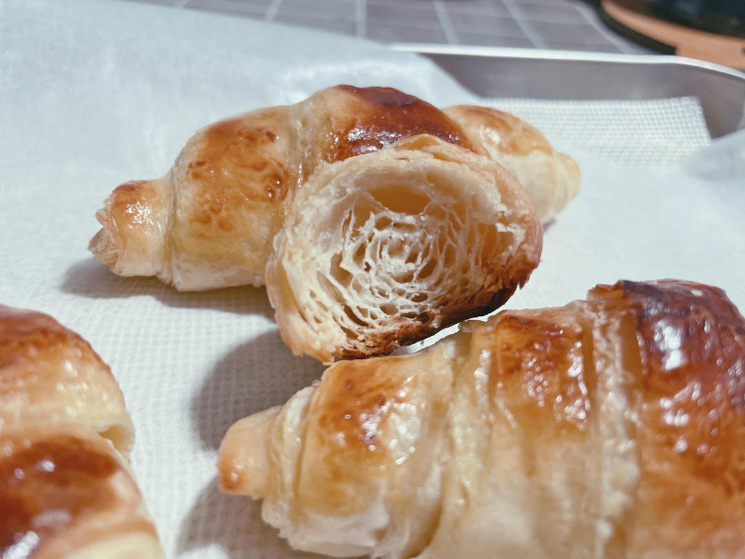 liuhaa做的超级详细的可颂牛角包教程