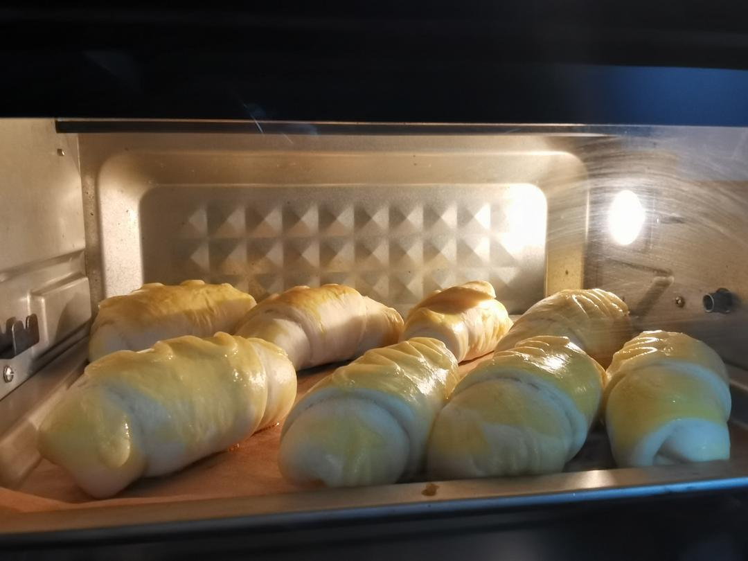 黄油肉松卷🥐快速免揉无需手套膜