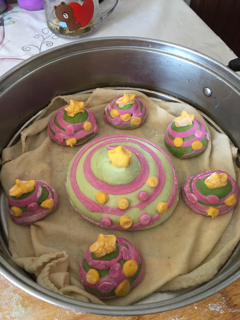 圣诞树馒头