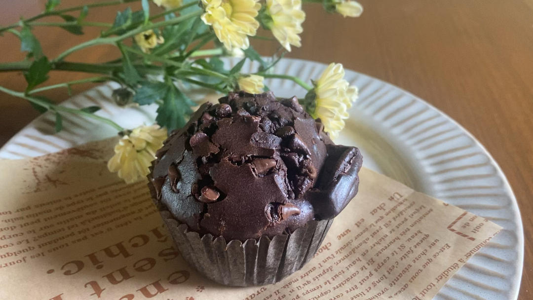 在家做巧克力蘑菇头麦芬蛋糕🍫