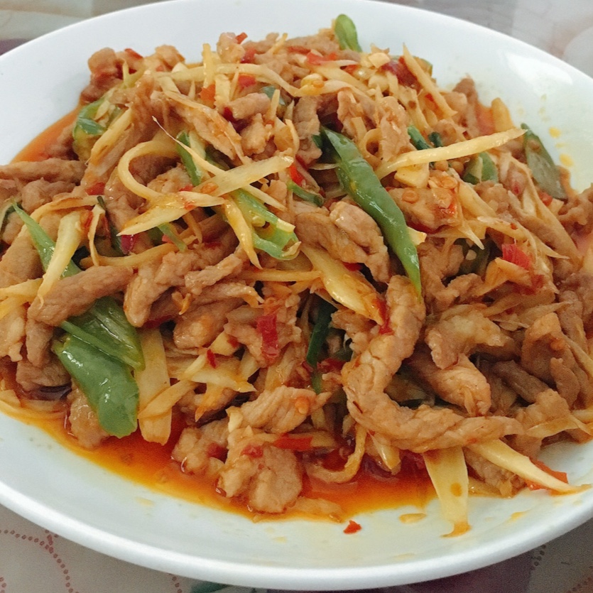 joo做的仔姜肉丝