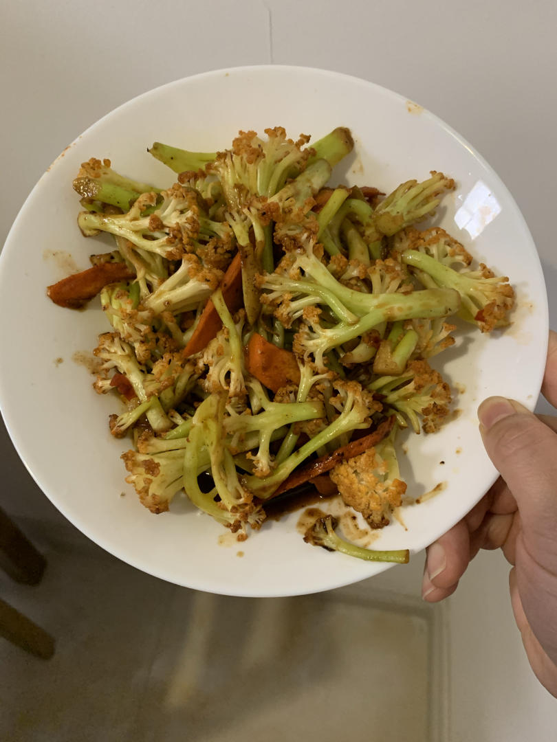 每次下馆子必点的脆脆的干锅花菜🙋
