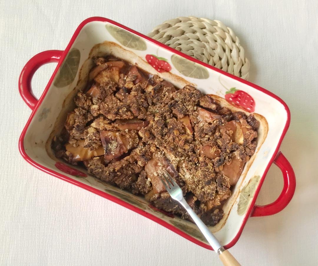 【超模食谱】健康甜点-烤苹果脆 Apple Crisp