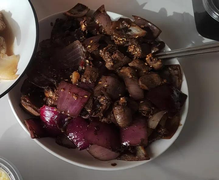 孜然鸡心