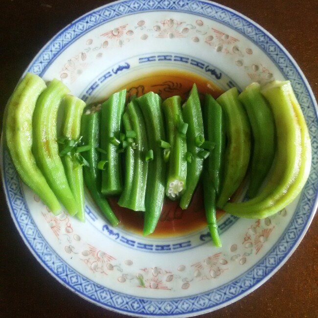 凉拌秋葵