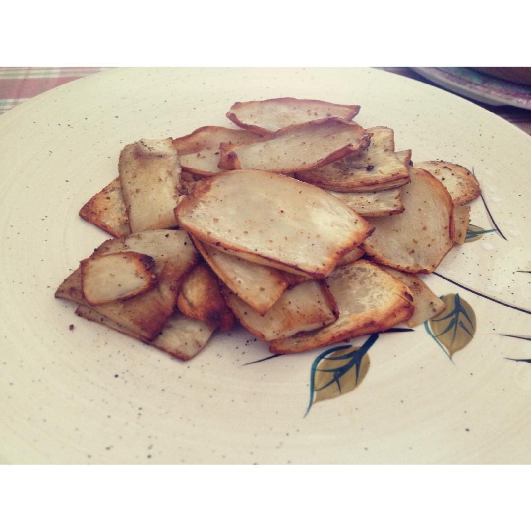 干煎杏鲍菇