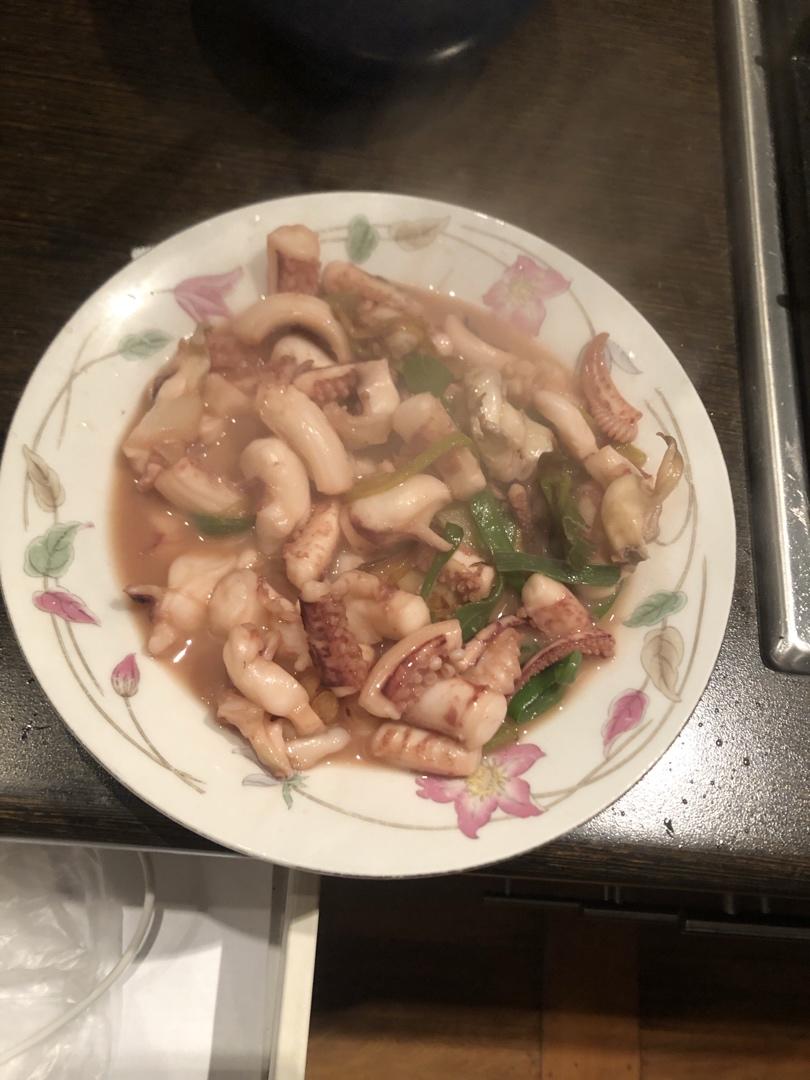无敌下饭姜葱炒鱿鱼