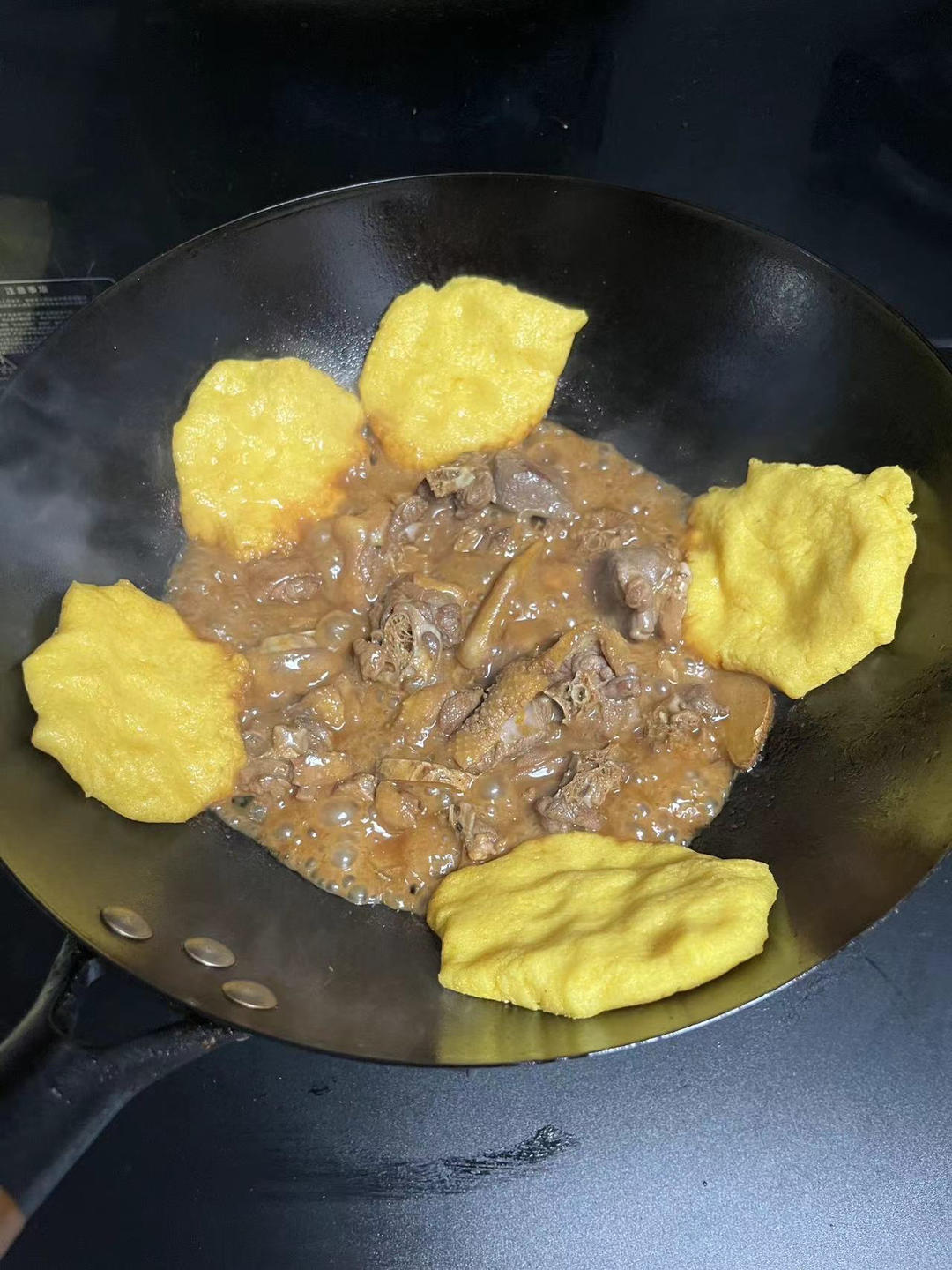 铁锅炖鸡（附加详细玉米饼教程）