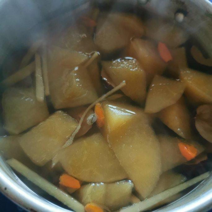 苹果除湿汤
