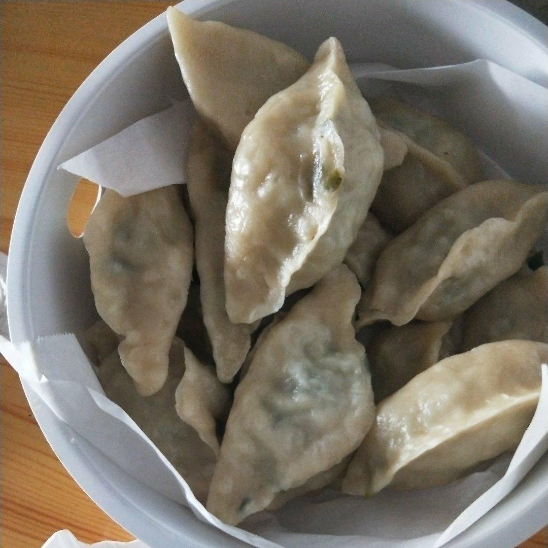 韭菜鸡蛋蒸饺