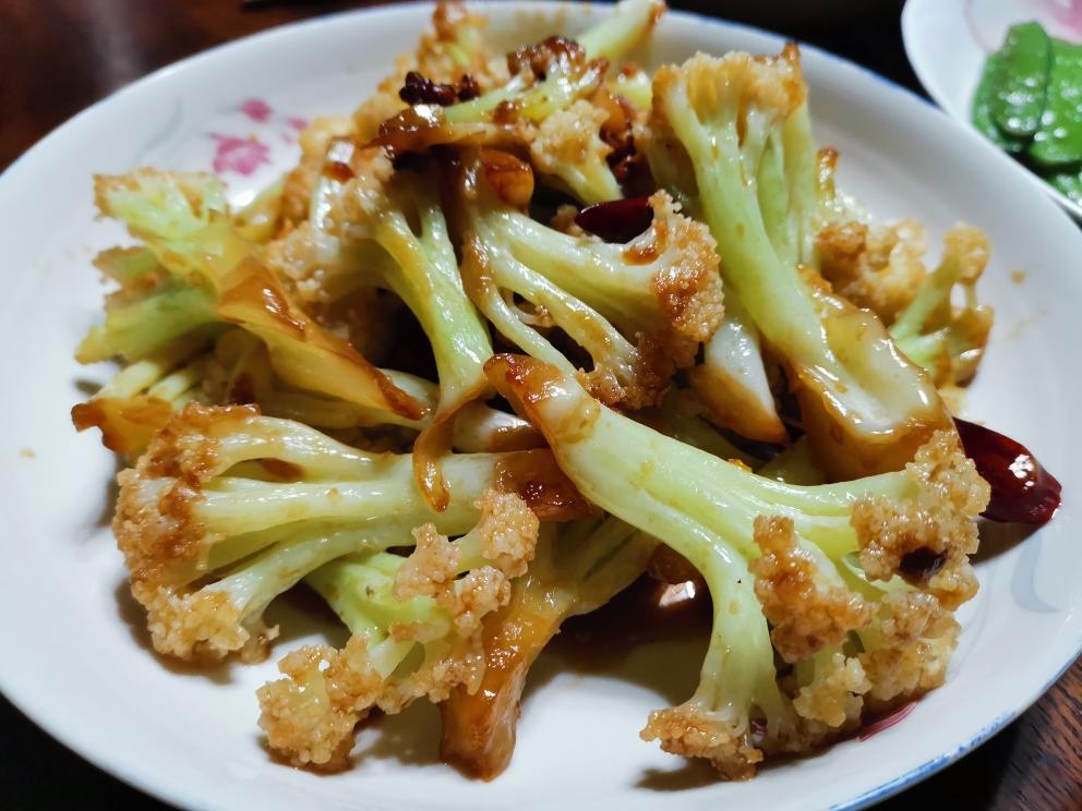 家常干锅有机菜花