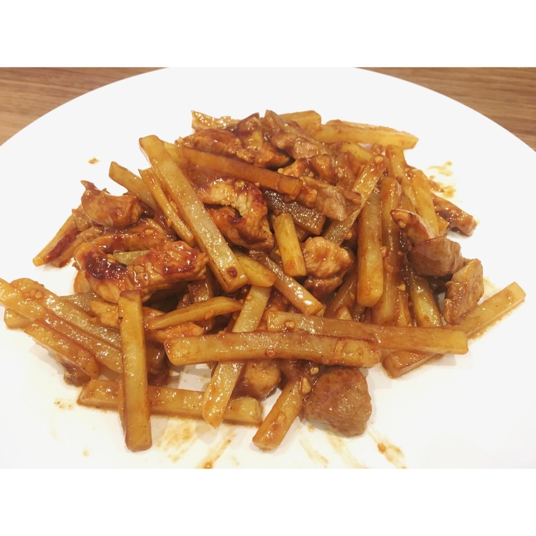 土豆炒肉丝