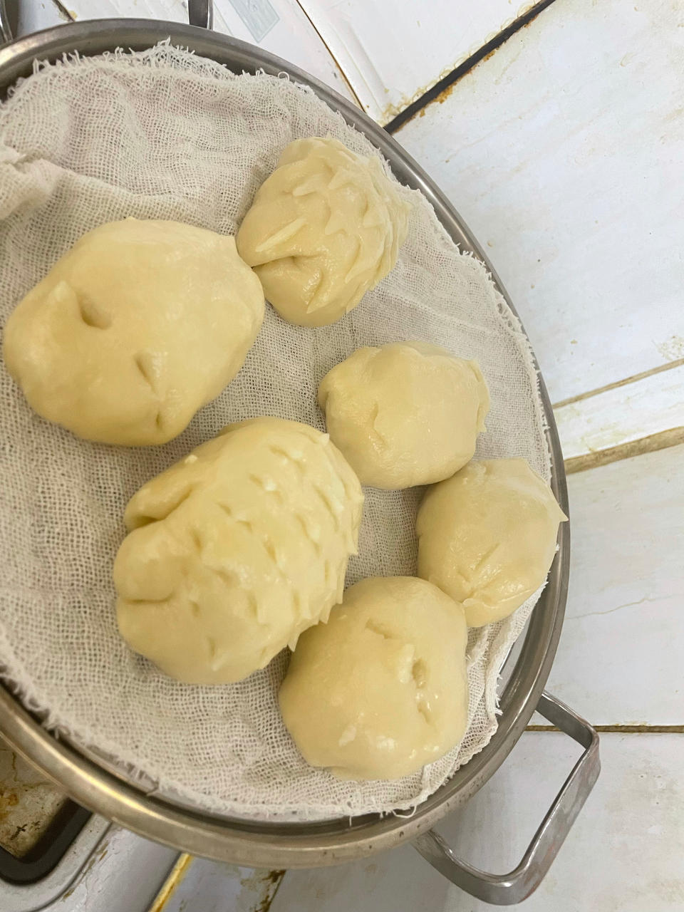 自制无油奶黄包