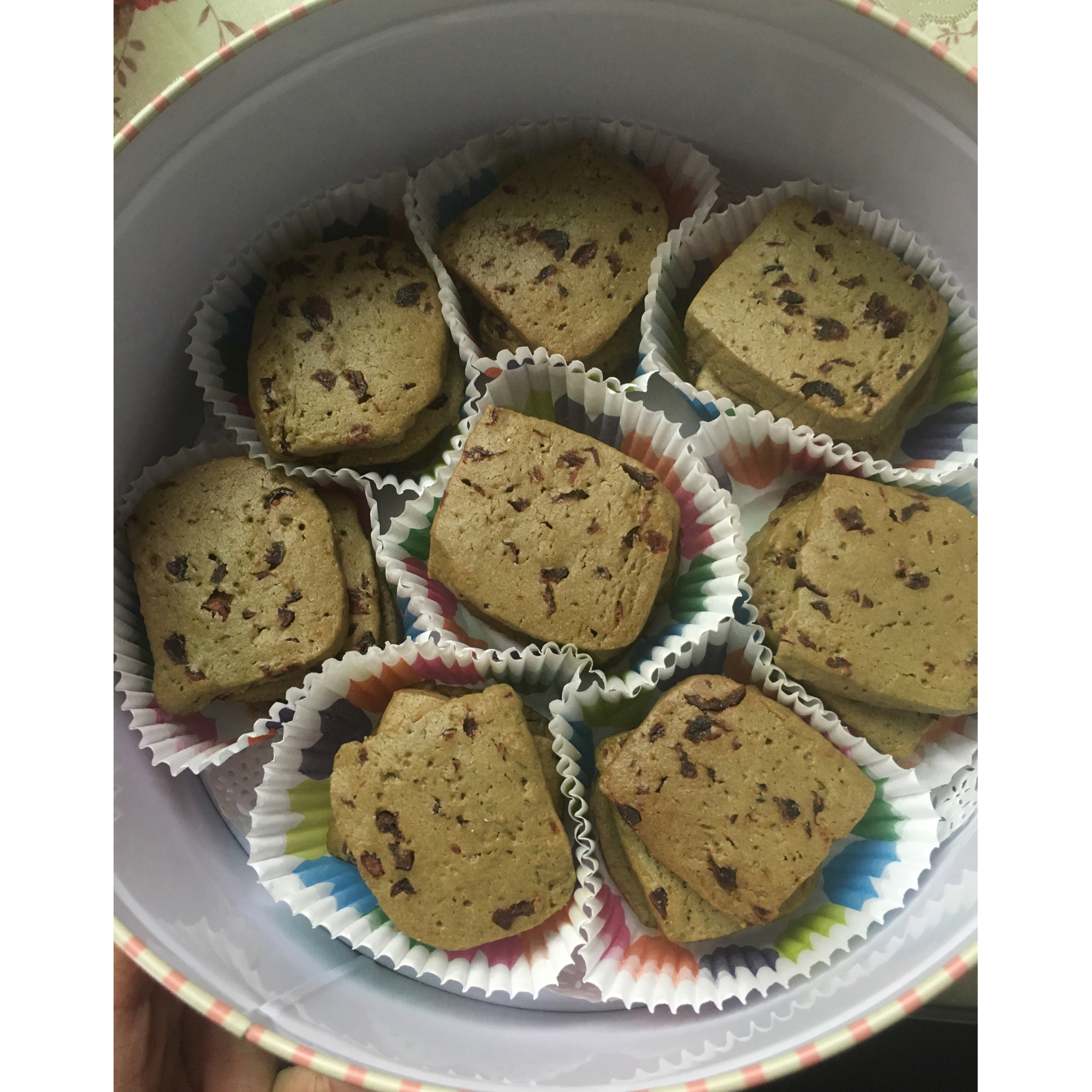 抹茶蔓越莓曲奇