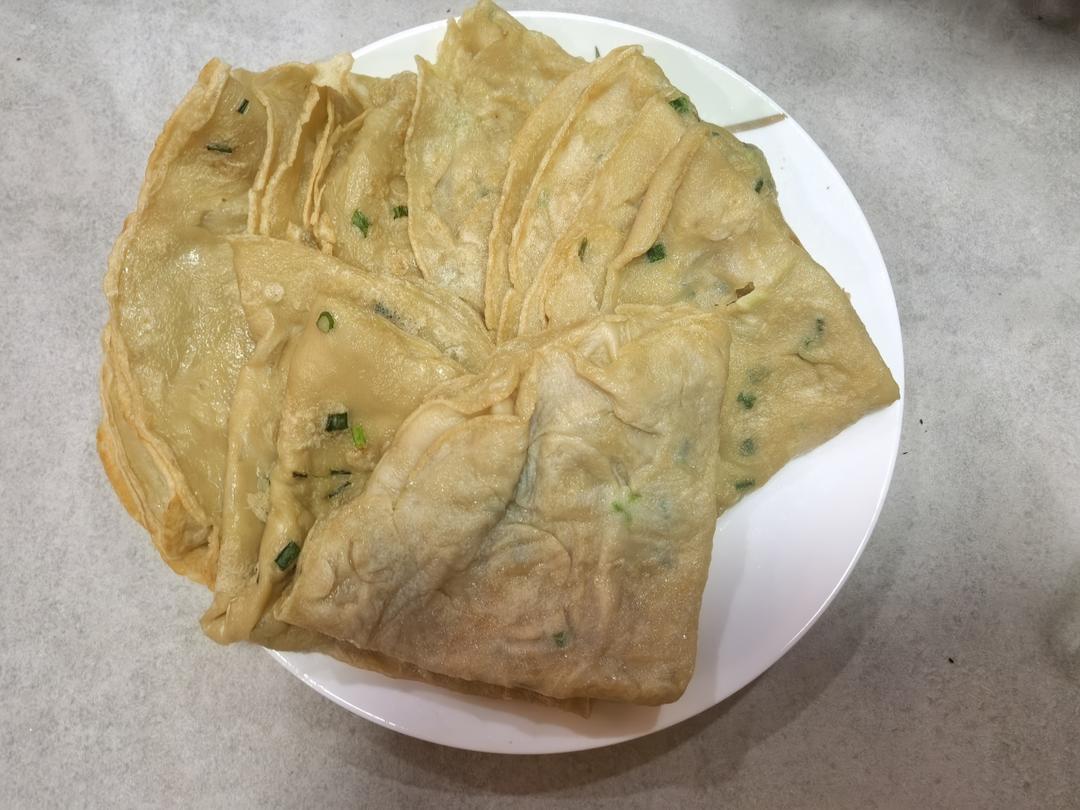葛根粉小葱鸡蛋饼
