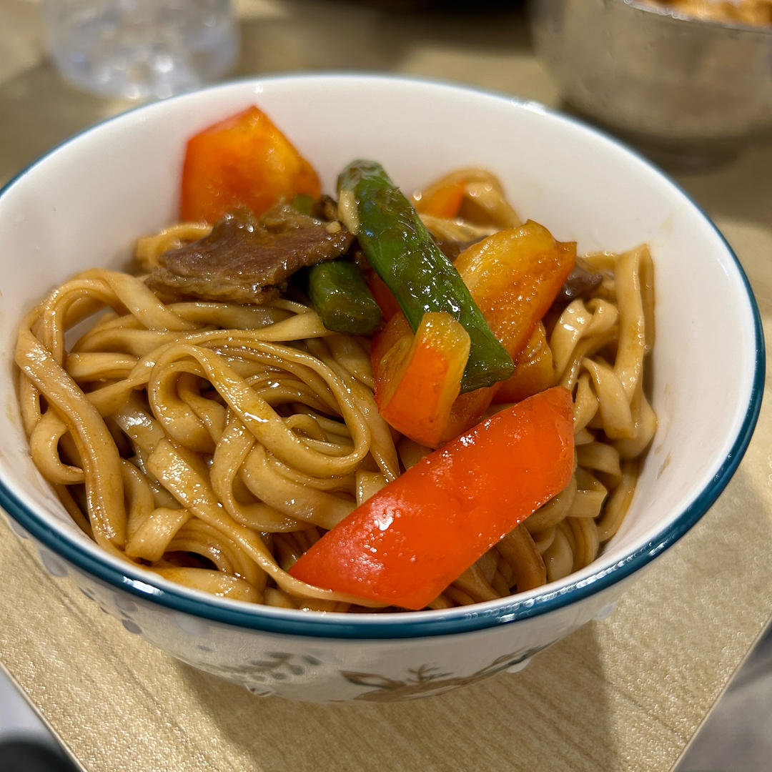 挂面也能焖~的豆角焖面
