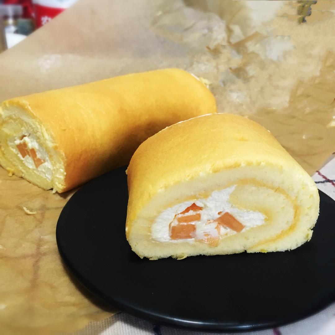 柠檬凝乳蛋糕卷（低糖）