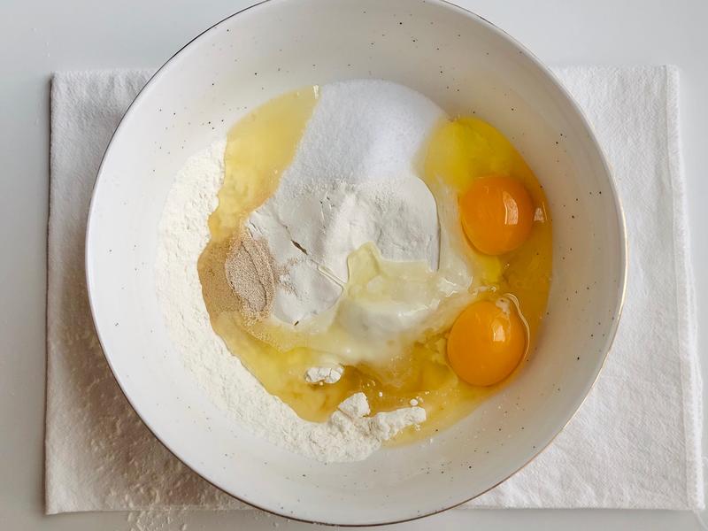 纯奶手撕吐司的做法 步骤1