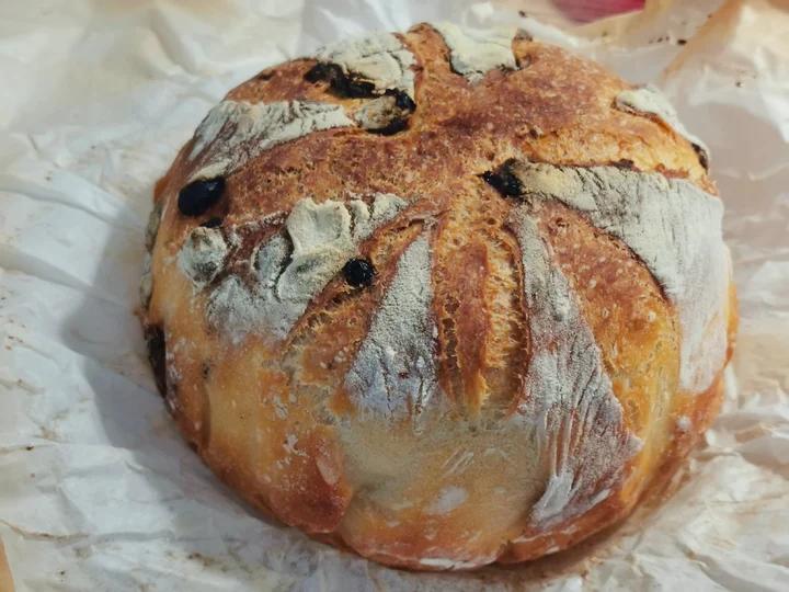 外脆内软不用揉面的乡村面包