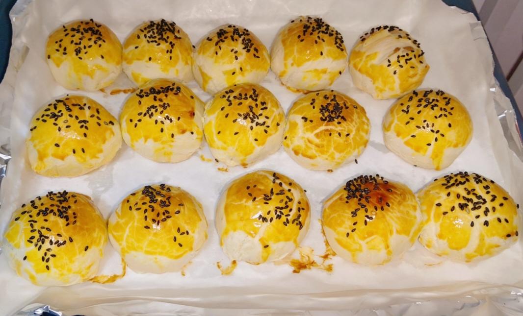 芋泥麻薯蛋黄酥