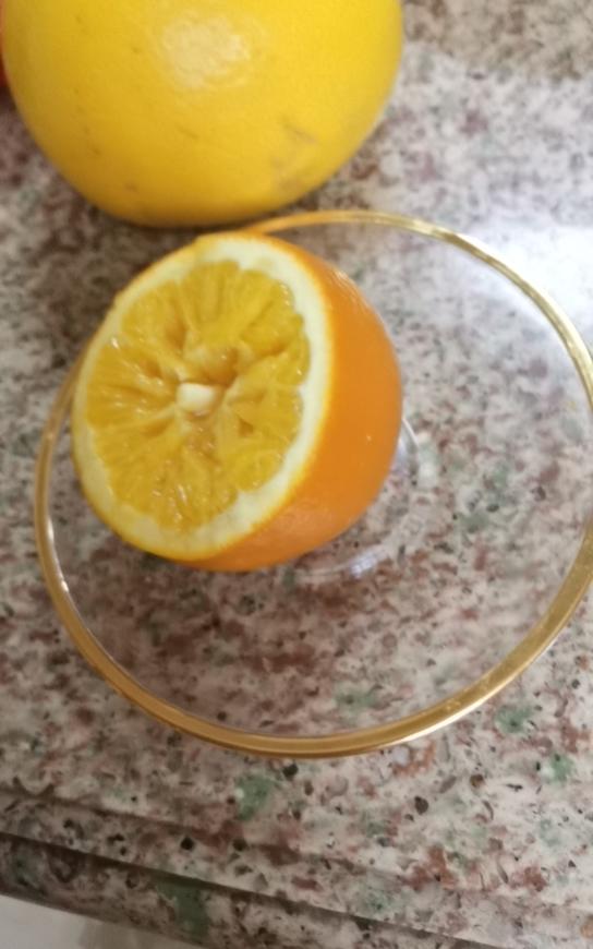 止咳妙招盐蒸橙子