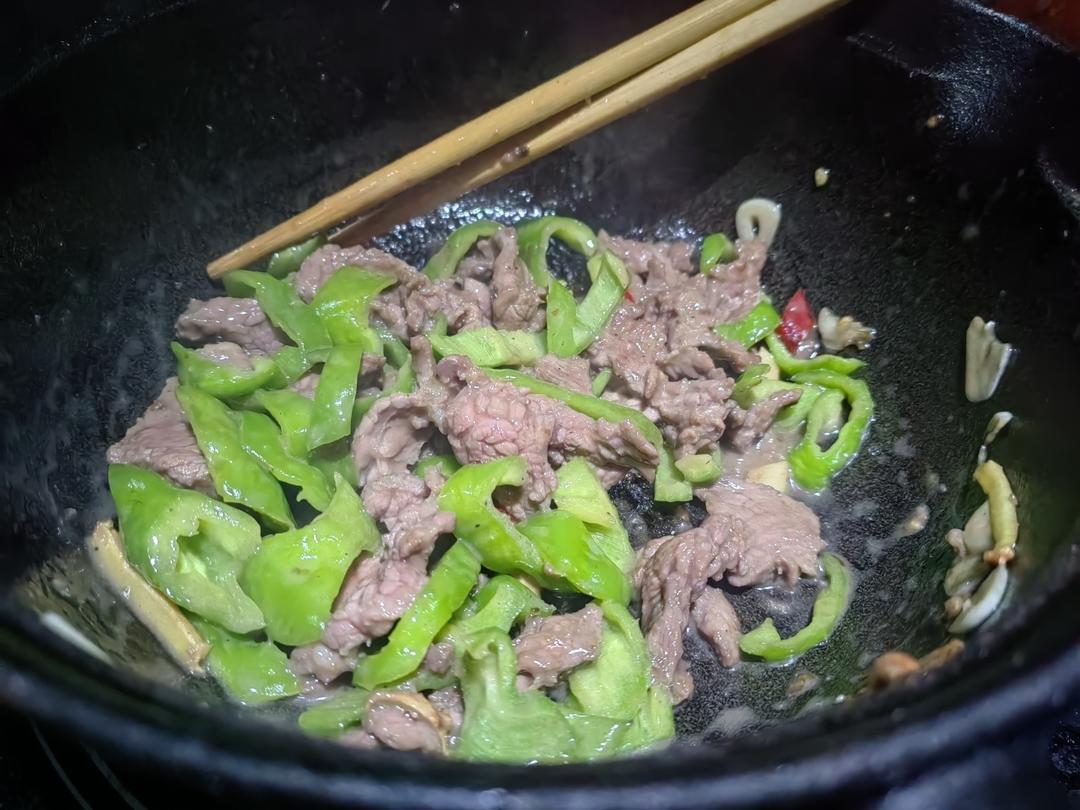 青椒炒牛肉