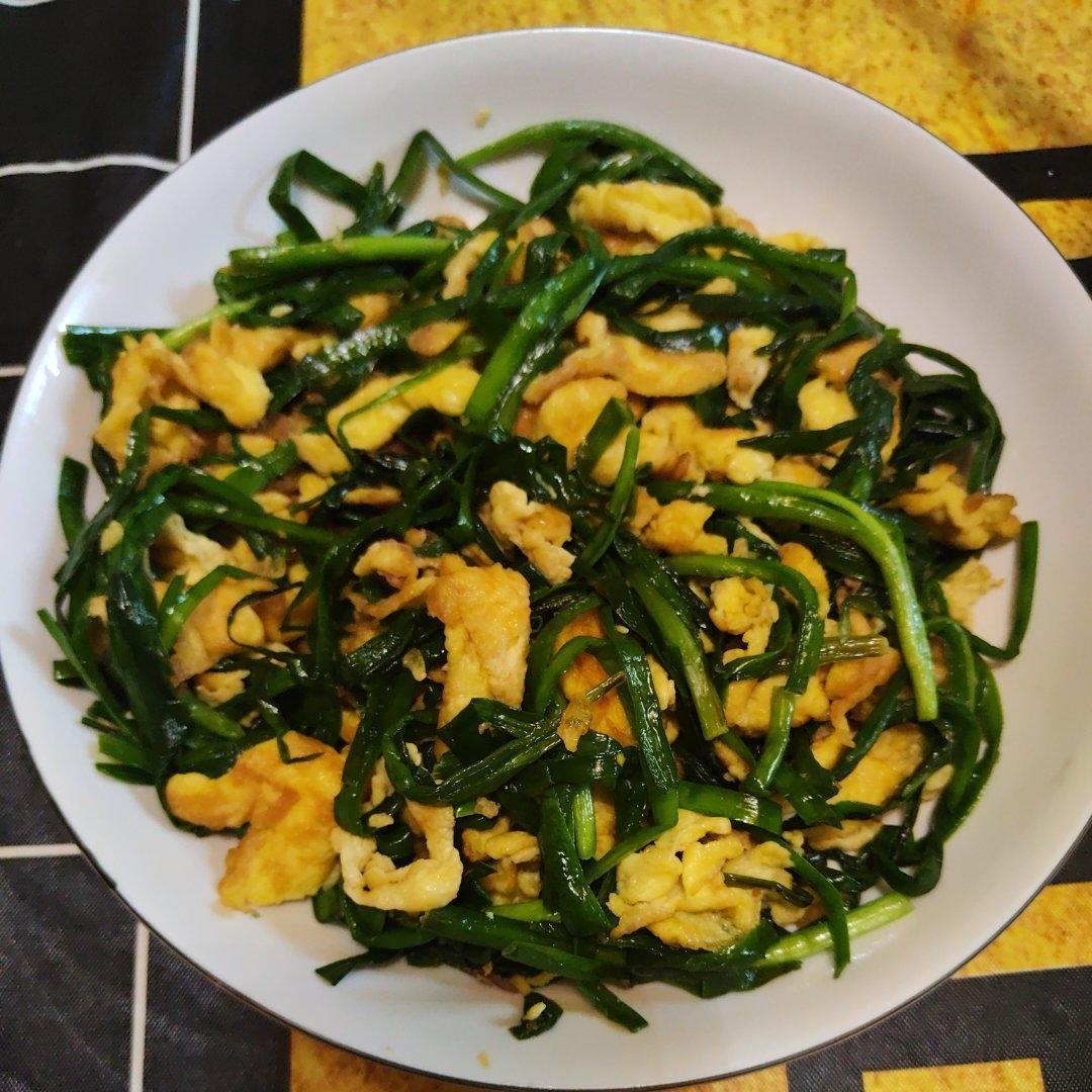 韭菜炒鸡蛋——三分钟快手下饭菜 掌握火候的秘诀
