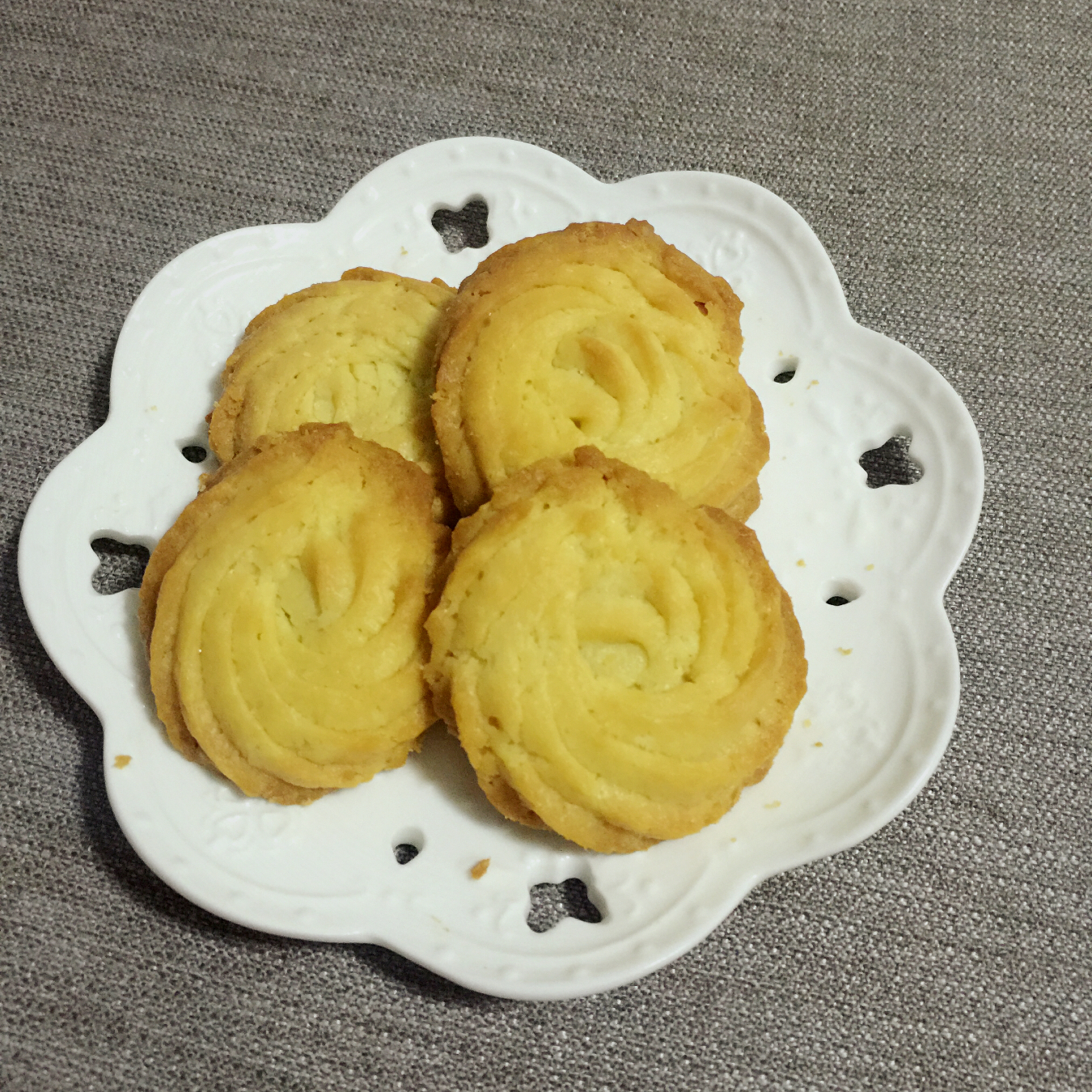 淡奶油曲奇~~（消耗淡奶油好方法）