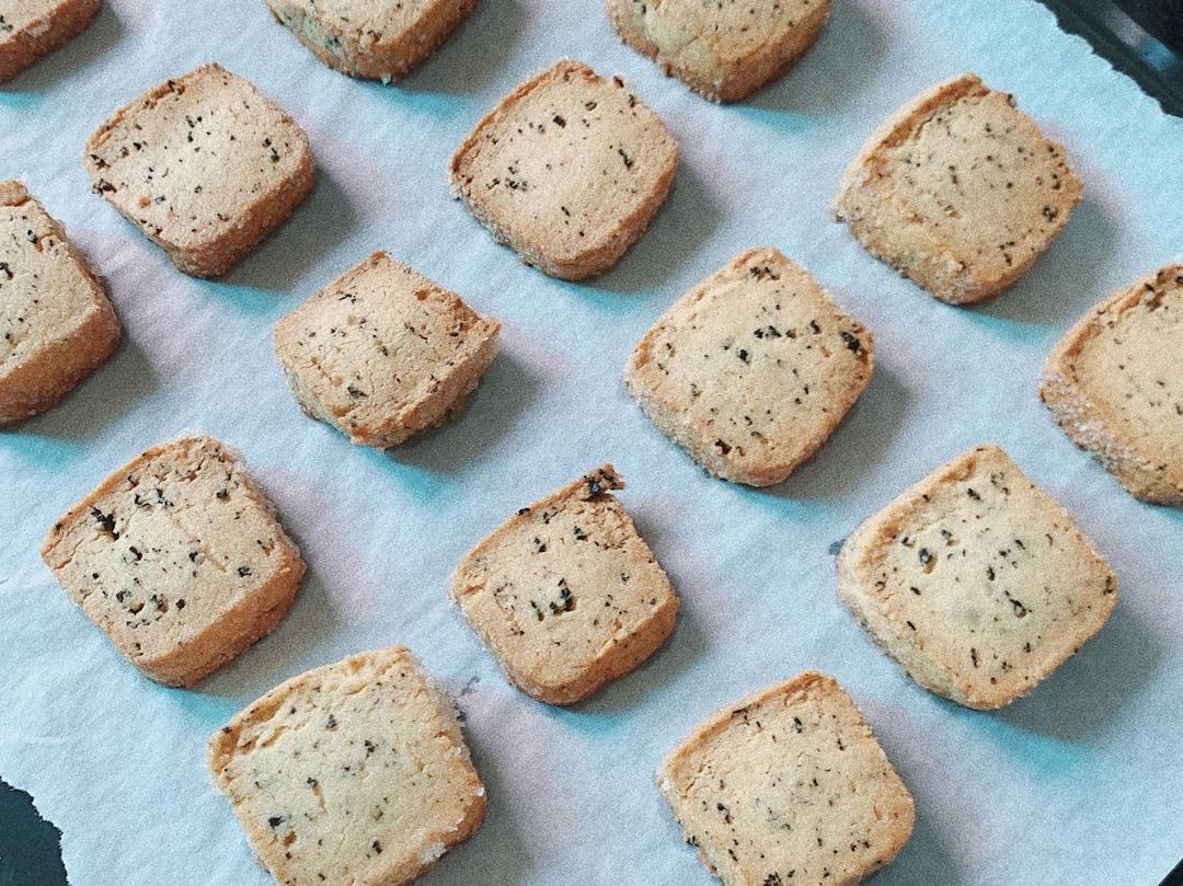 超简单♡零失败♡红茶冰曲奇