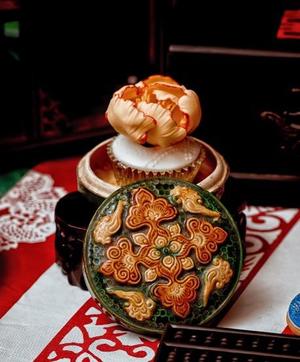 中式翻糖婚礼甜品的做法 步骤2