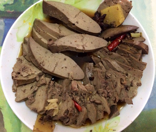 卤鸡肝