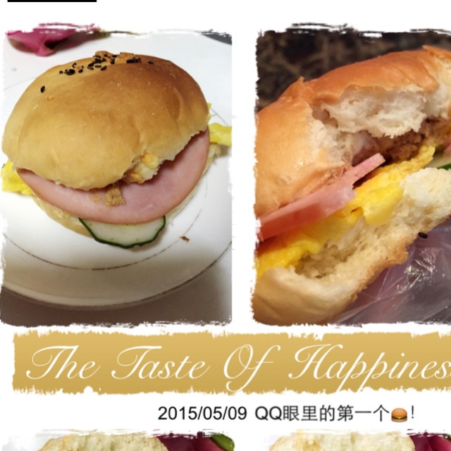 自制营养肉饼汉堡包