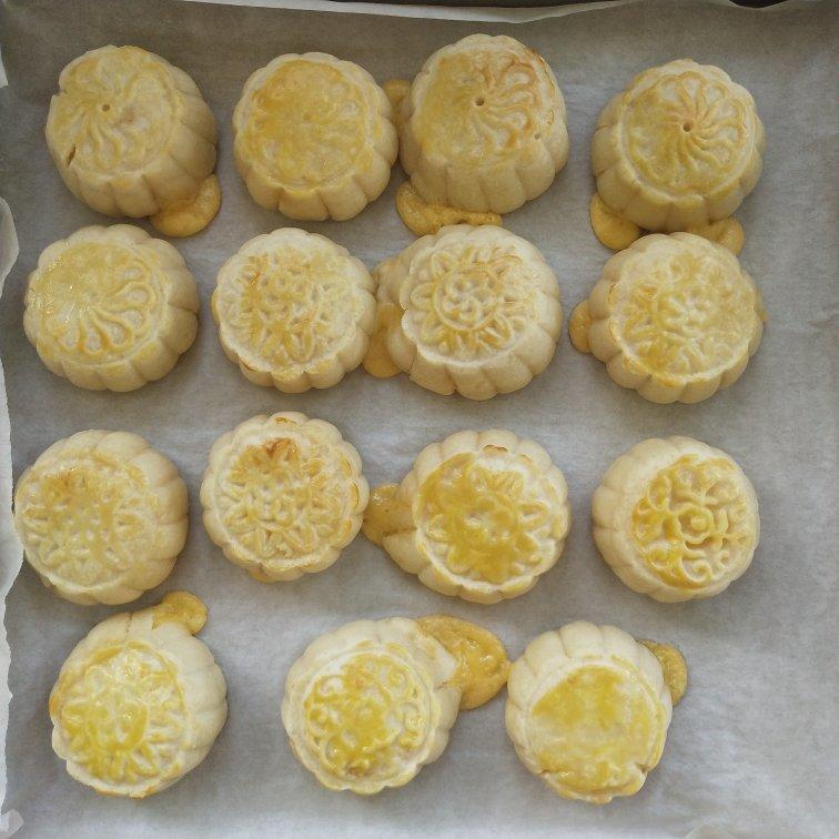 流心奶黄月饼（无吉士粉/转化糖浆版本）【曼食慢语】