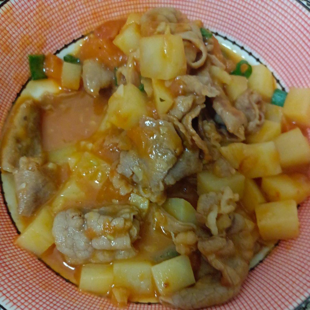 超开胃的番茄土豆肥牛汤‼️下米饭无敌了