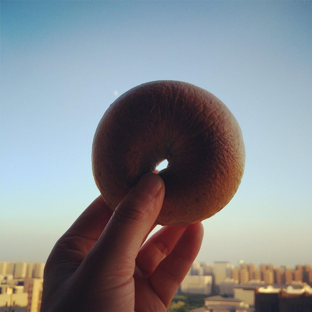 海苔芝士贝果