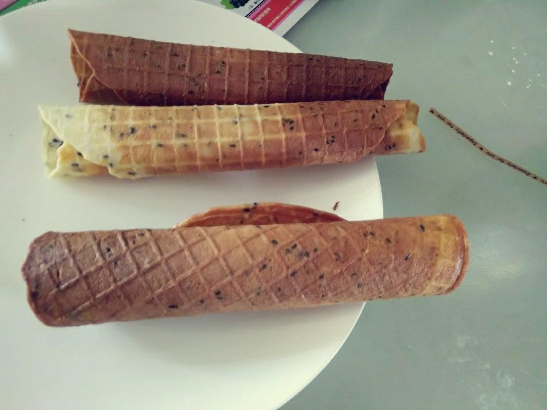 鸡蛋卷 脆皮蛋筒 冰淇淋绝配脆脆脆 无黄油不打发材料简单