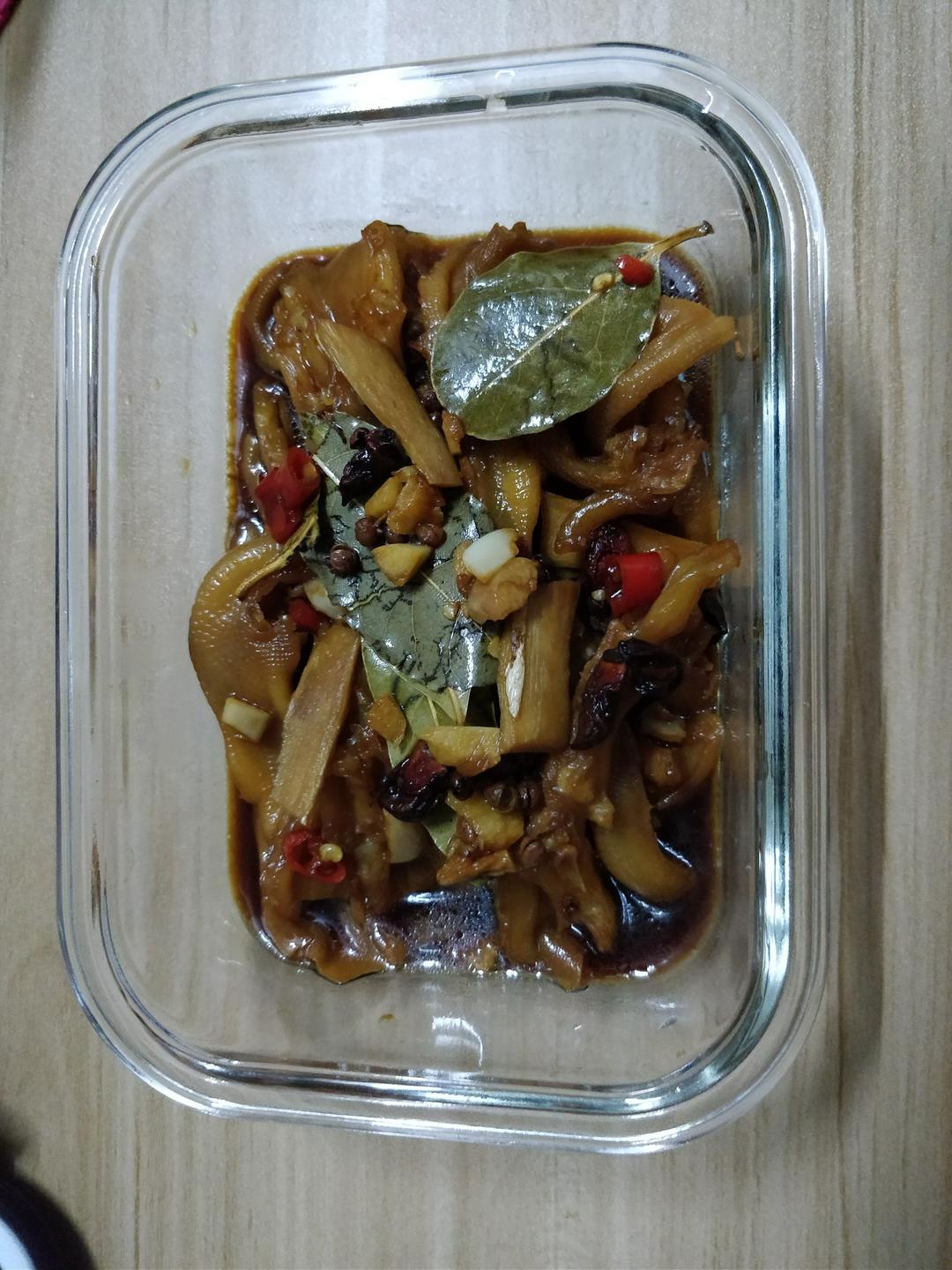 卤鸭掌不好吃你打我