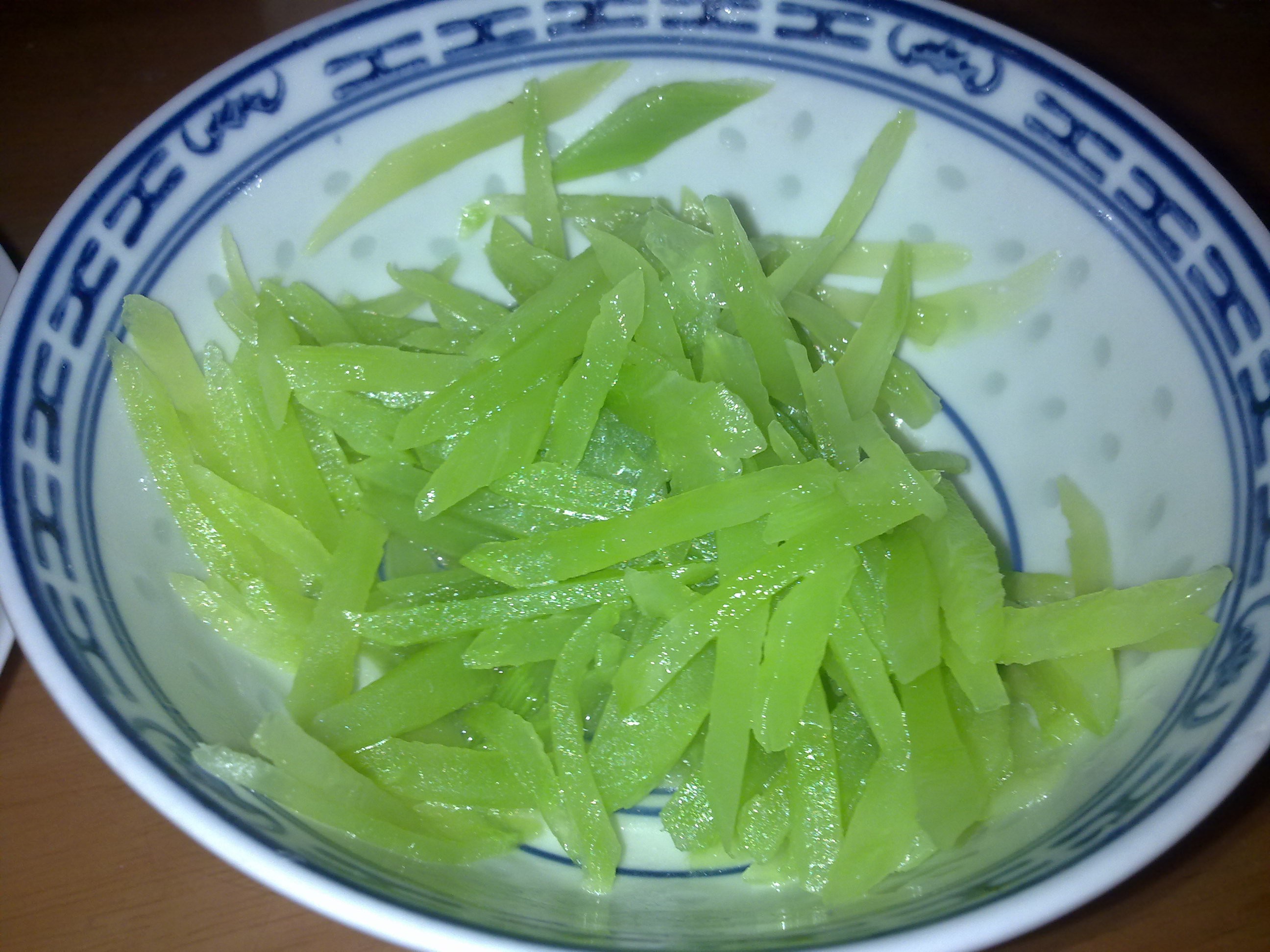 凉拌莴笋丝