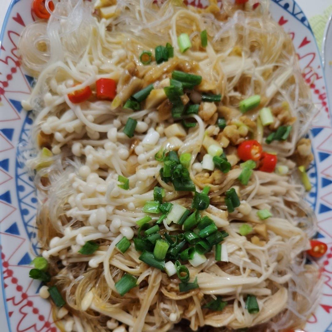 蒜蓉粉丝金针菇