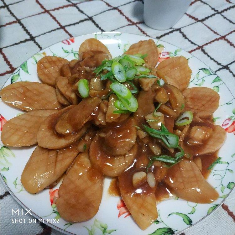 某小仙2做的向往的生活黄渤假鲍鱼爆炒杏鲍菇