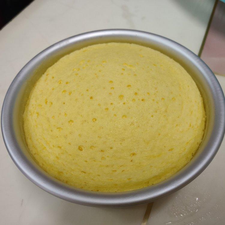 6寸戚风蒸蛋糕（好吃不上火，秒杀电饭锅蛋糕）