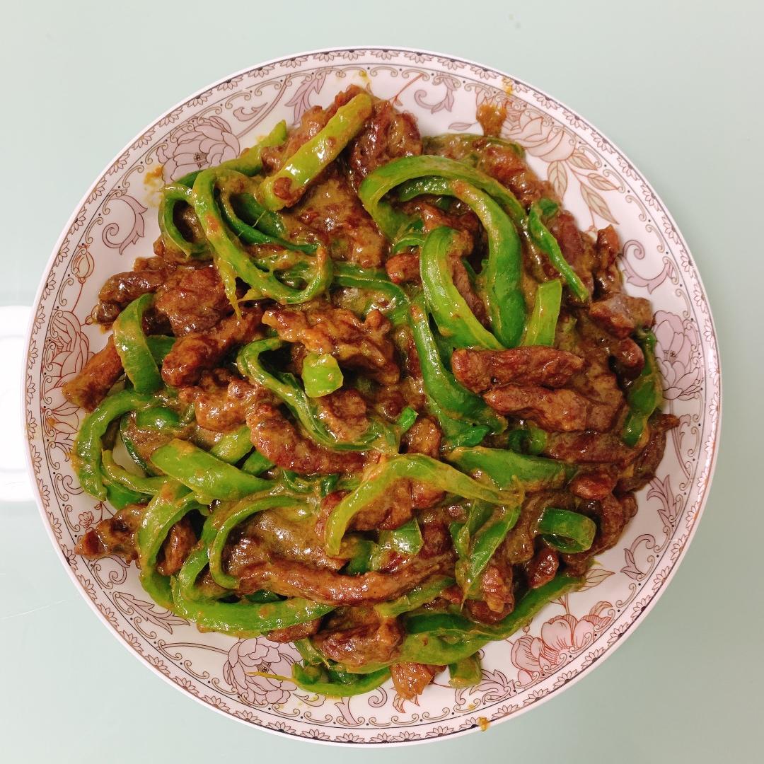 家常菜青椒炒肉