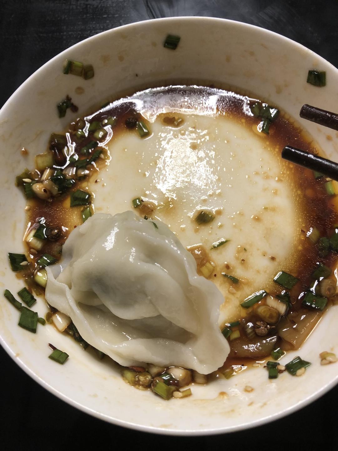 极香销魂荠菜鲜肉饺子（傻瓜级别小美版）