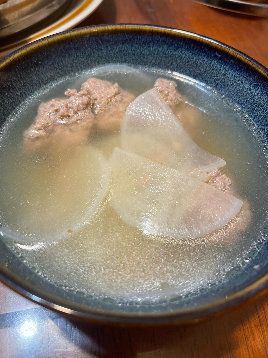 100道家常菜之牛肉丸子白萝卜汤