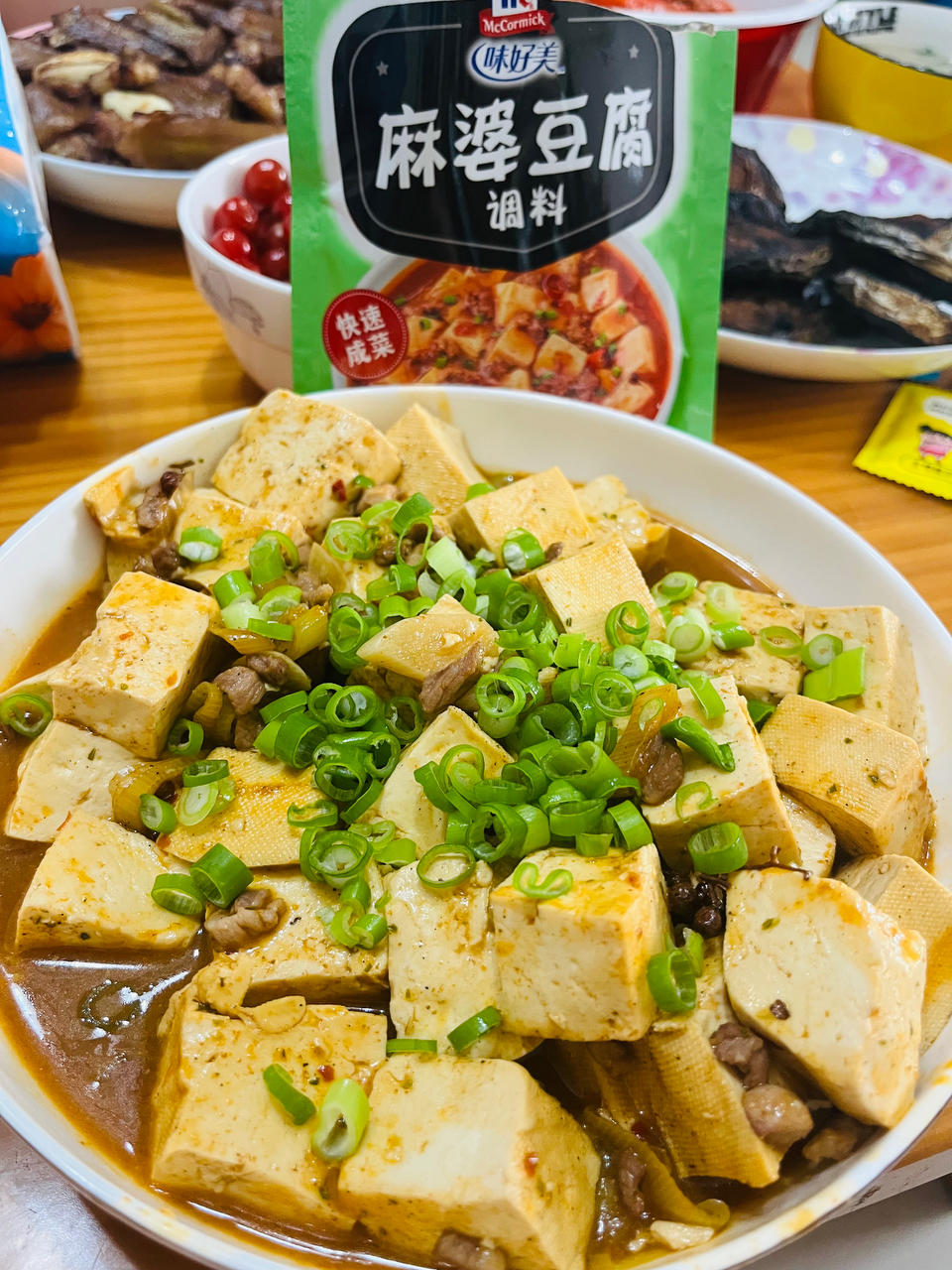 麻婆豆腐盖浇饭