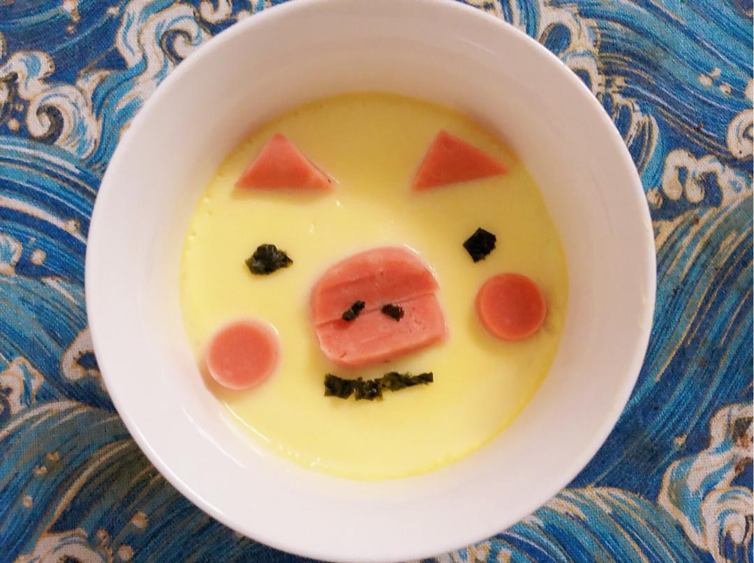 小猪蛋羹